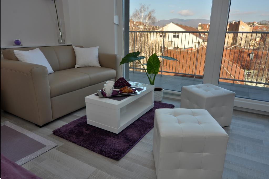 Bellevue Apartment Zágráb Szoba fotó